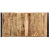 vidaXL Coffee Table 55.1"x27.6"x15.7" Rough Mango Wood - 3 of 4