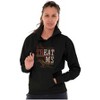 Funny Halloween Zombie Pun Treat Me Hoodie Sweatshirt Women Men Brisco Brands - 4 of 4