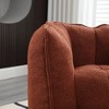 Airsurfer Soft Bean Bag Chair with High Resilient Foam, Square Lazy Sofa with Footstool, Comfortable for Living Room & Bedroom,Khaki - 4 of 4