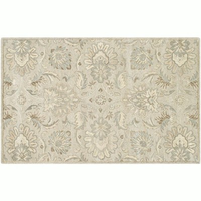 Mark & Day Lyon 8'x11' Rectangle Tufted Indoor Area Rugs Pale Blue: Wool, Stain-Resistant, Handwoven, Traditional Style