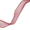 Unique Bargains Ribbon Gold-Edged Fishtail Organza Simple Style Polyester 354.33"x1.57" 1 Pc - 3 of 3