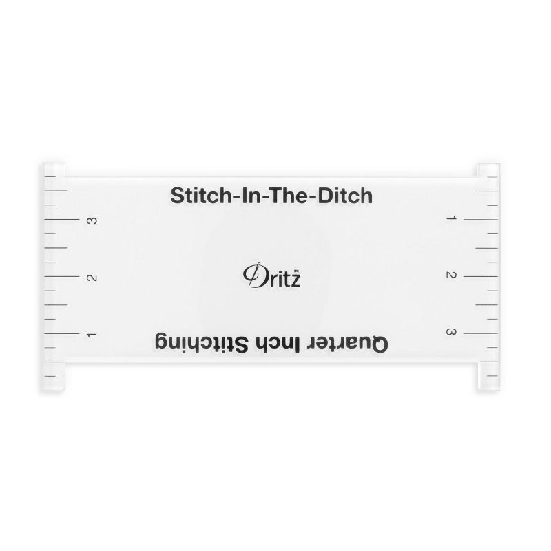 Dritz Acrylic Stitch Tool for 1/4&#34; Presser Foot Clear, 4 of 5