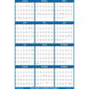 SwiftGlimpse 24"x36" 2026 Wall Calendar Navy Blue - 4 of 4