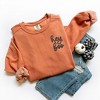 Simply Sage Market Women's  Garment Dyed Graphic Sweatshirt Embroidered Hey Boo Mini - 3 of 4