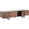 Archie Chevron TV Stand - SFV8716 - Walnut - Safavieh Couture - 3 of 4