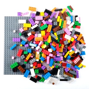 Strictly Briks Toy Building Block Starter Kit For Kids, Vibrant Colors, 336 Pieces, 100% Compatible with All Major Brick Brands - 1 of 4