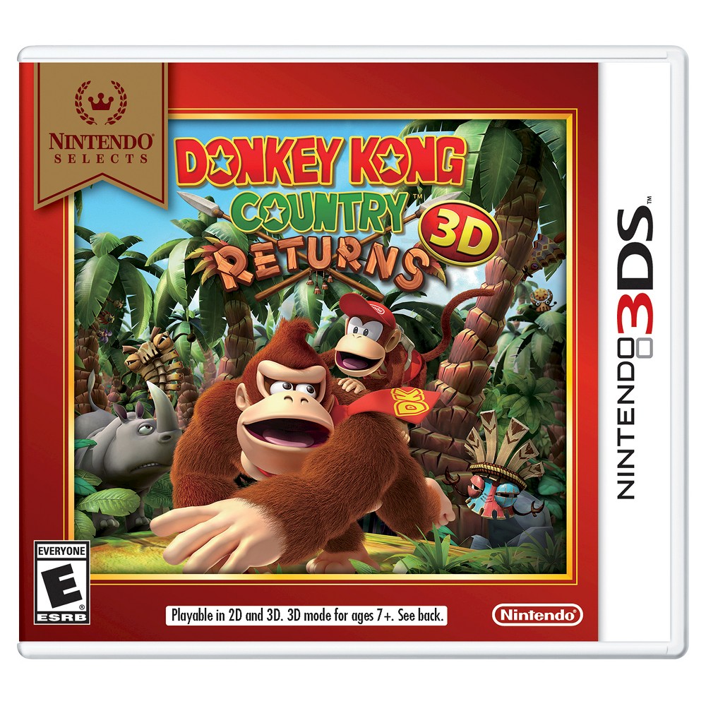 UPC 045496743802 product image for Nintendo Selects: Donkey Kong Country Returns 3D Nintendo 3DS | upcitemdb.com