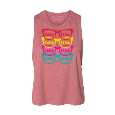 Women's - Coca-Cola - Retro Sunglasses Graphic Racerback Tank
