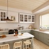 FUFU&GAGA White Glass - Door Kitchen Wall Cabinet: Multi - Functional Spice & Tableware Storage - 3 of 4
