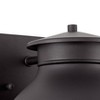 John Timberland Farmhouse Industrial Rustic Outdoor Barn Light Fixtures Set of 2 Black LED Dark Sky 5" for Exterior Deck House Porch Yard Patio Garage - 3 of 4