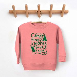 The Juniper Shop Camp Fire S'mores Toddler Graphic Sweatshirt - 1 of 2