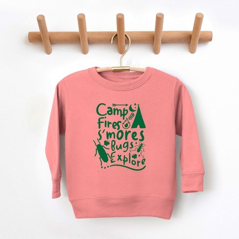 The Juniper Shop Camp Fire S'mores Toddler Graphic Sweatshirt - image 1 of 2