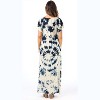 Riviera Sun Casual Short Sleeve Maxi Dress with Side Slit 21771-CHR-L - 3 of 3