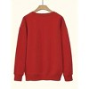 Women Pullover Crewneck Casual Oversized Long Sleeve Tops Fall Winter Blouses - 2 of 3