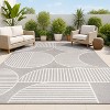 JONATHAN Y Nordby High-Low Geometric Arch Scandi Striped Indoor/Outdoor Area Rug - 4 of 4