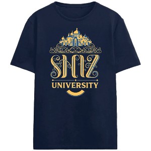 Wicked Part 1 Shiz University Crown Adult Navy Crew Neck Short Sleeve T-shirt - 1 of 3