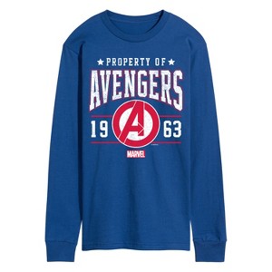 Men's - Marvel - Avengers Property Of Long Sleeve Graphic T-Shirt - 1 of 4
