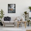 Stupell Industries Deer Family by Waterfall Black Framed Floater Canvas Wall Art - 2 of 4