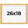 PosterPalooza | Minimalist Shadow Box Gold Picture Frame - UV Acrylic, Backing Board, Hanging Hardware - 2 of 4