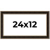 PosterPalooza | Panoramic Ornate Brown Picture Frame - UV Acrylic, Foam Board Backing, Hanging Hardware - 2 of 4