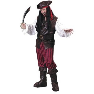 Men's High Seas Buccaneer Pirate Costume - 1 of 2