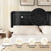 Dyonery Full Size Upholstered Bed Frame with Headboard, Soft Rounded Corners, No Box Spring Required, Adjustable Headboard, Easy Assembly, Beige - 2 of 4
