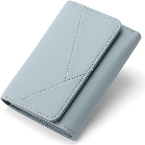 BEAFUP RFID Blocking Wallets for Women,Trifold PU Leather Wallet with Zipper Coin Pocket – 13 Card Slots, Travel & Everyday Use - 1 of 4