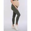 Women's Essential Stretch Secret Fit Over the Belly Maternity Leggings | Motherhood Maternity - 3 of 4
