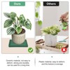 Unique Bargains Ceramic Durable Indoor Decorative Plant Saucer 2 Pcs - 4 of 4