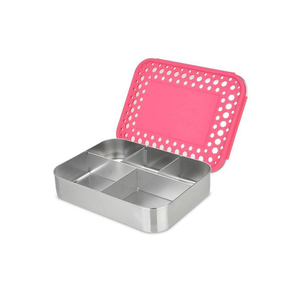 Photos - Food Container LunchBots Large Cinco with Dots Food Storage Container - Pink