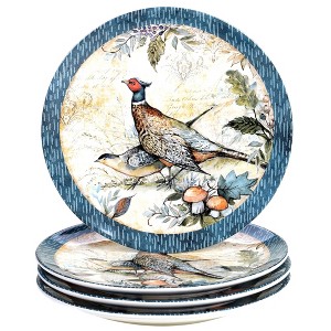 11" 4pk Earthenware Harvest Gatherings Dinner Plates - Certified International - 1 of 3