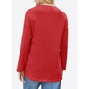 Imily Bela Women's Oversized Long Sleeve Crewneck Tunic Tops Soft Casual Loose Blouse - 4 of 4