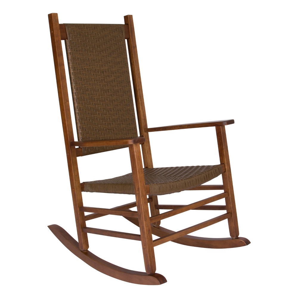 Hampton Porch Rocker Oak - Shine Company Inc.