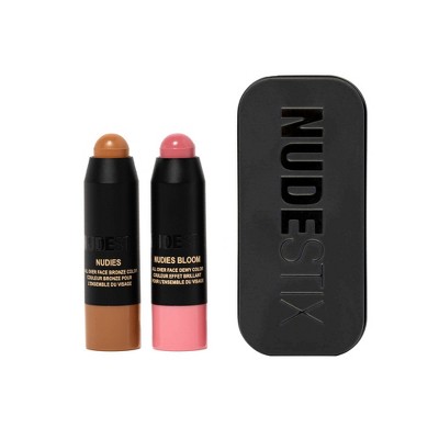 Nudestix Nudies Pink Blush & Nude Bronze Mini Kit - 0.21oz/2pc