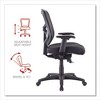 Alera Alera Elusion Series Mesh Mid-Back Swivel/Tilt Chair, Supports Up to 275 lb, 17.9" to 21.8" Seat Height, Black - 4 of 4