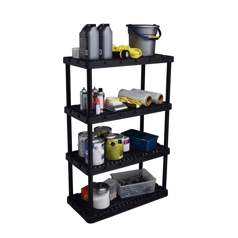 Gracious Living 4 Shelf Knect-A-Shelf Ventilated Heavy Duty Storage Unit, 5 of 7