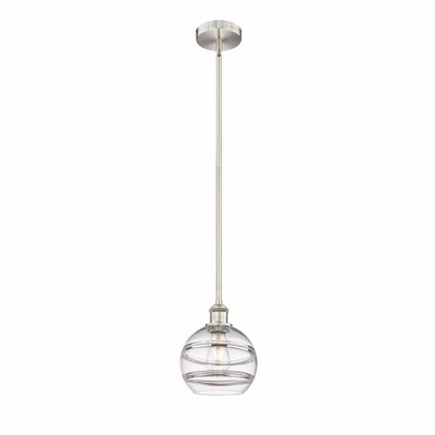 Rochester - 1 Light Stem Hung Mini Pendant In Industrial Style-9.38 Inches Tall and 8 Inches Wide
