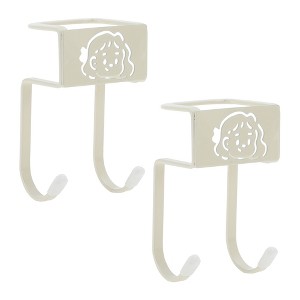Unique Bargains Desk Hook Apricot 2 Pcs - 1 of 4