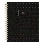 2022-23 Academic Planner Daily/Monthly Frosted Assistant 8"x10" Sweetheart Black - Ashley G. for Blue Sky