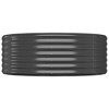 vidaXL Garden Raised Bed Anthracite Powder-coated steel Large Raised Bed - 4 of 4