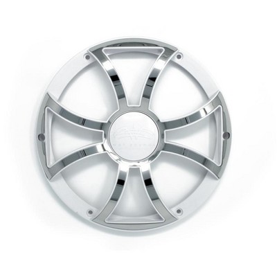 Wet Sounds REVO8XS-W-SSGRILL White w/ Stainless XS Open Style Grill for the REVO 8" Subwoofer