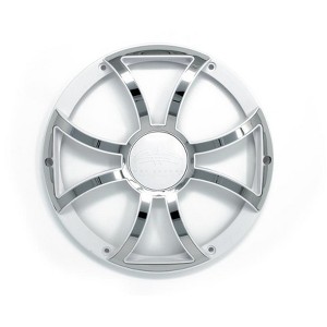 Wet Sounds REVO8XS-W-SSGRILL White w/ Stainless XS Open Style Grill for the REVO 8" Subwoofer - 1 of 1