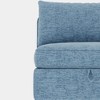 Love Seat Couches, 2 Seater Loveseat Mid Century Modern Sofa Couch With Storage for Small Spaces, Living Room, Dorm, Bedroom - 3 of 4
