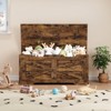 25/30/39"Farmhouse Storage Bench-Sturdy Wood Toy Chest with Safety Hinge, 350 lb Weight Capacity for Entryway & Bedroom - 3 of 4