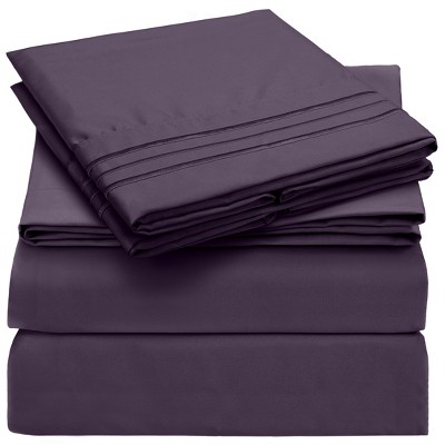 4 Piece Microfiber Sheet Set - Mellanni