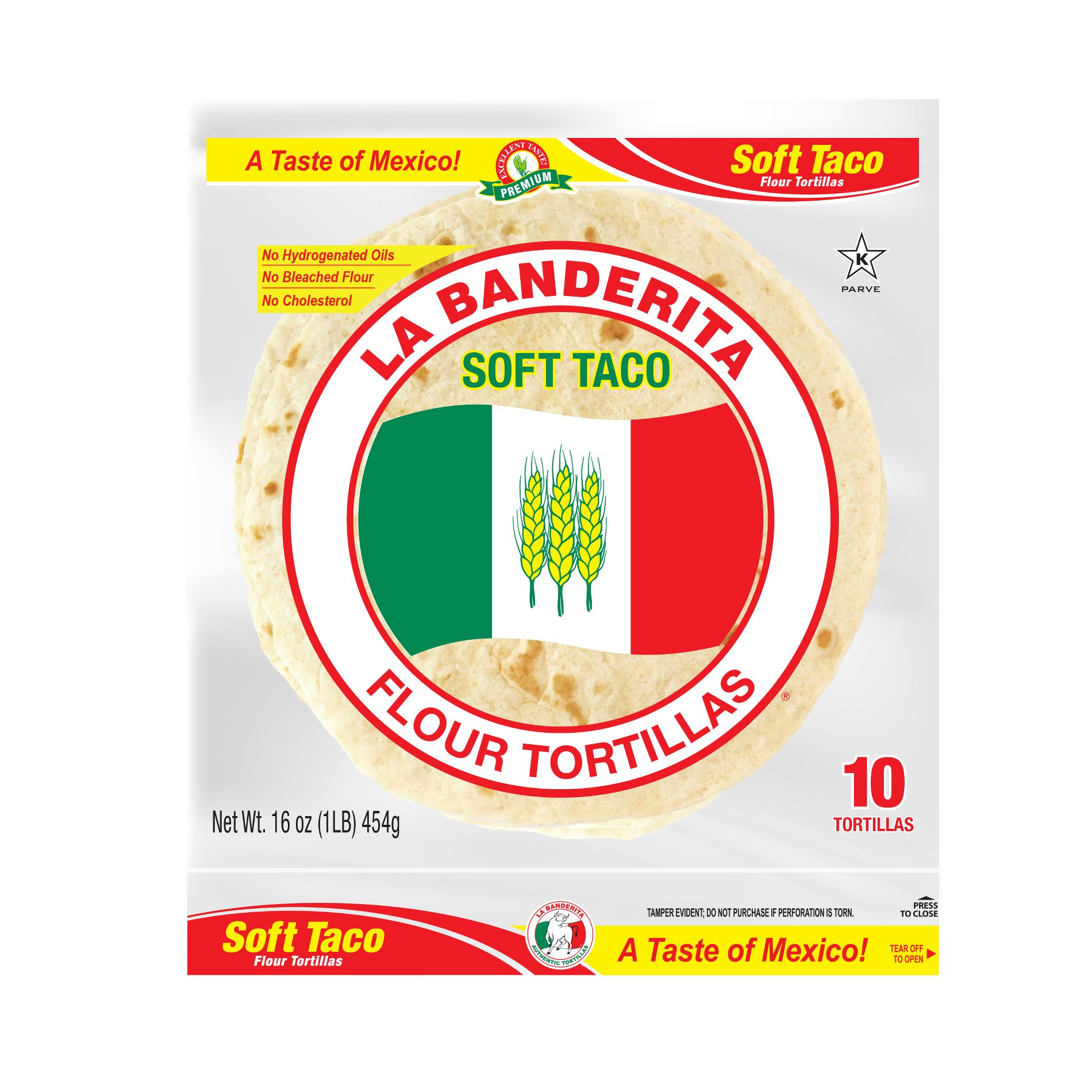 La Banderita Taco Size Flour Tortillas - 16oz/10ct