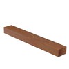 LOVMOR Fireplace Mantel,72" Wood Floating Fireplace Shelves,Wall Mounted Wooden Display Shelving,Handcrafted Wood Brack | 72" x 8" x 6"-Mahogany - 3 of 4