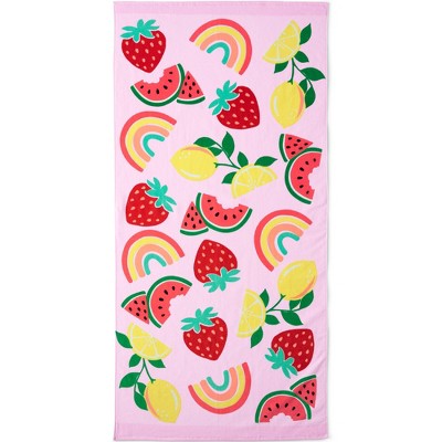 Lands' End Kids Printed Velour Beach Towel