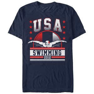 Men's Lost Gods USA Swimming 2012 T-Shirt - 1 of 4