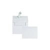 Quality Park Redi Strip Greeting Card Envelope #5 1/2 4 3/8 x 5 3/4 White 100/Box 10740 - 3 of 4